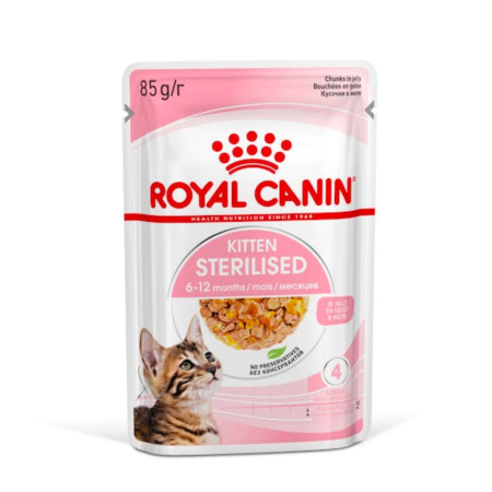 Royal Canin Kitten Sterilised In  Jelly 85g