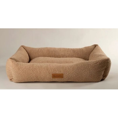 SCRUFFS - BOUCLE DESERT BROWN BOX BED S
