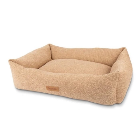 SCRUFFS - BOUCLE DESERT BROWN BOX BED XL