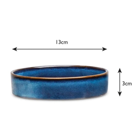 SCRUFFS - MIDNIGHT BLUE PET SAUCER 13CM