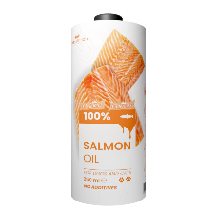 Prince Salmon Oil — Premium Omega‑3 Supplement for Dogs & Cats 250ml