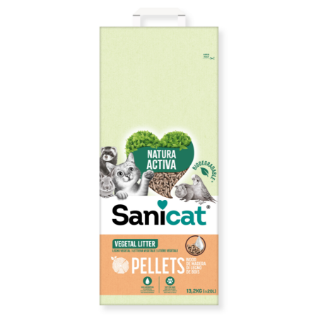 SANICAT NATURA ACTIVA WOOD PELLETS