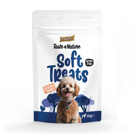 PRINCE SOFT TREATS - Fresh Turkey 100G