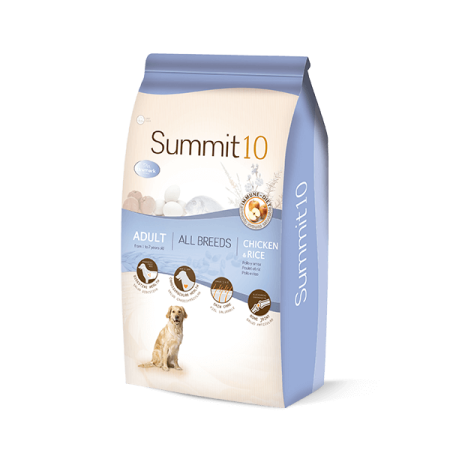 SUMMIT 10 ADULT, CHICKEN & RICE 3KG