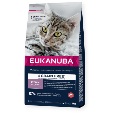Eukanuba Cat Kitten Grain Free Salmon