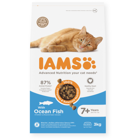 IAMS Dry Food Senior Ocean Fish