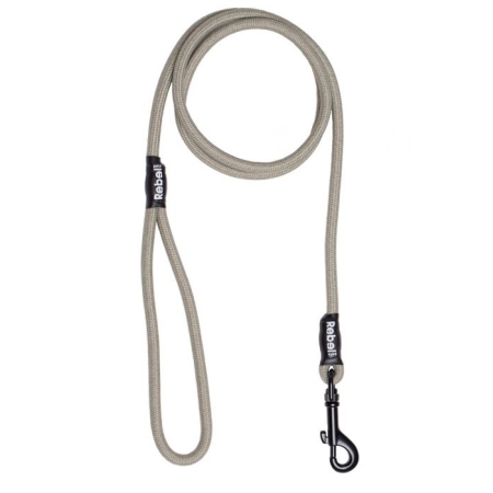 REBEL PETZ - TAUPE BASIC LEASH SMALL