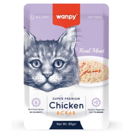 WANPY – CAT POUCH CHICKEN & CRAB