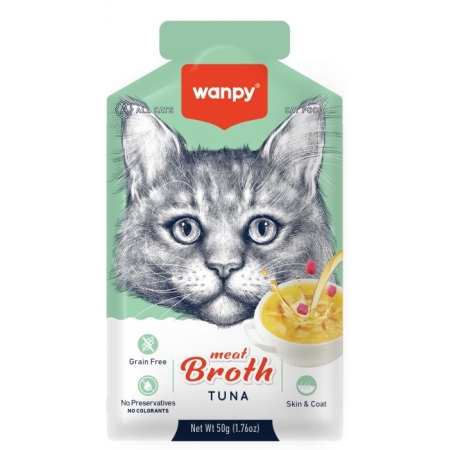 WANPY - MEAT BROTH TUNA 50gr