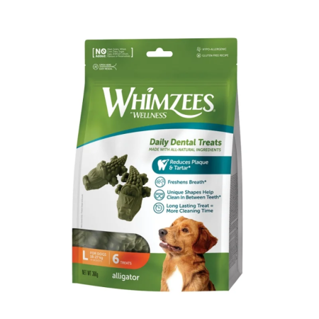 Whimzees Alligator Large (6Pcs/360g)