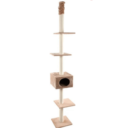 SCRATCH POLE BARWA BEIGE 35x35x263CM