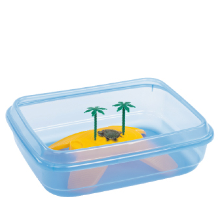 AQUARIUM FOR TURTLE PLASTIC NINJA 50x40x1