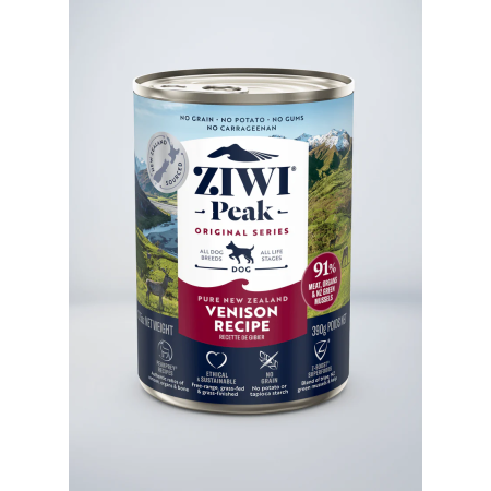Ziwi Peak Dog Venison Can 390g