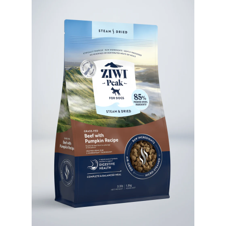 Ziwi Peak Dog Steam & Dried Beef with Pumpkin Recipe