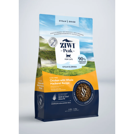 Ziwi Peak  Cat Steam & Dried Chicken with Whole Mackerel Recipe