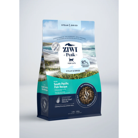 Ziwi Peak  Cat Steam & Dried Wild South Pacific Fish Recipe