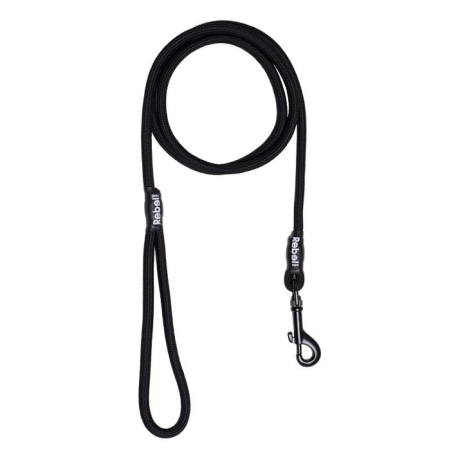 REBEL PETZ - BLACK BASIC LEASH SMALL