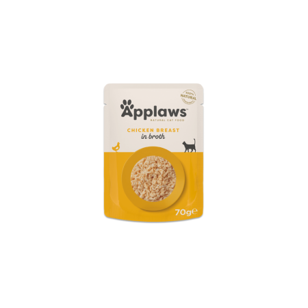 Applaws Natural Wet Cat Food Chicken Breast in Broth 70g