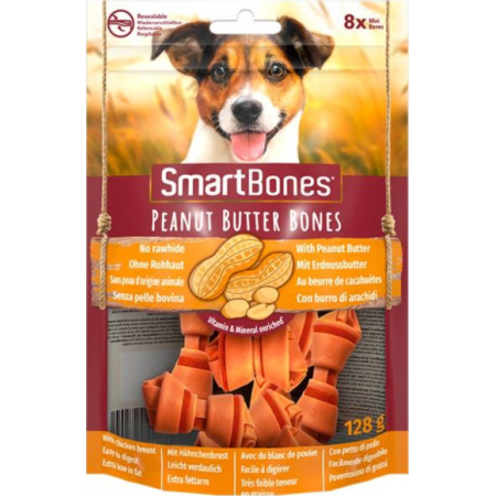 SmartBones Peanut Butter Mini 8pcs