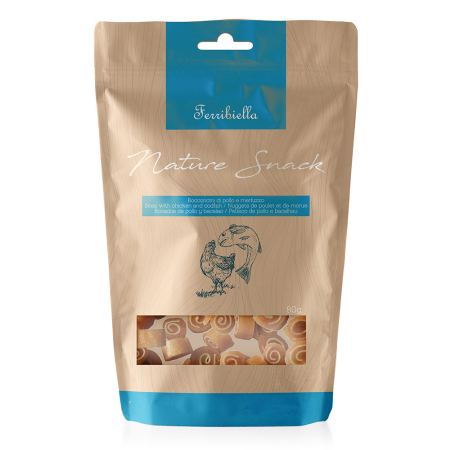 CHICKEN+CODFISH BITES 80G