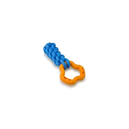 Ring with braided cotton ropes for dogs 24 x 12 x 6 cm