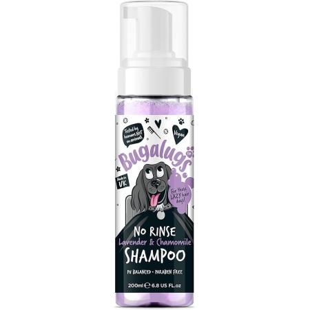 BUGALUGS DOG NO RINSE SHAMPOO LAVANDER