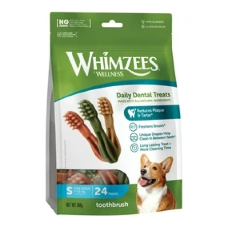 Whimzees Toothbrush Small (24Pcs/360g)