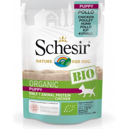 Schesir Bio Puppy Chicken Pouch
