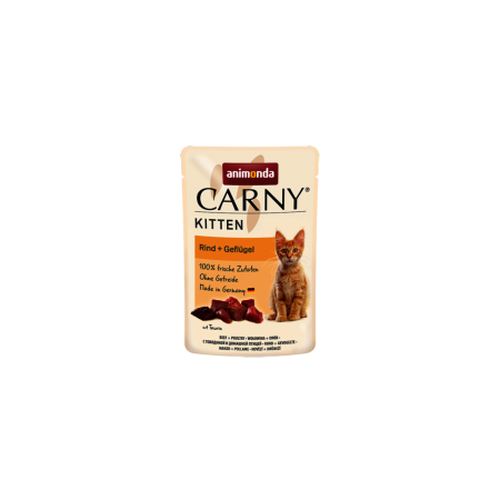 Carny Pouch Kitten Beef and Poultry