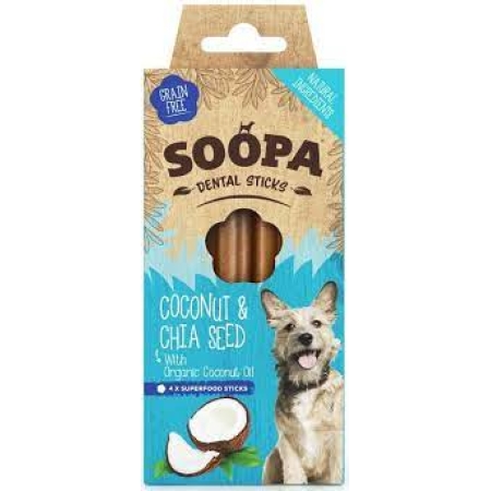 SOOPA Coconut&Chia Sticks 100g