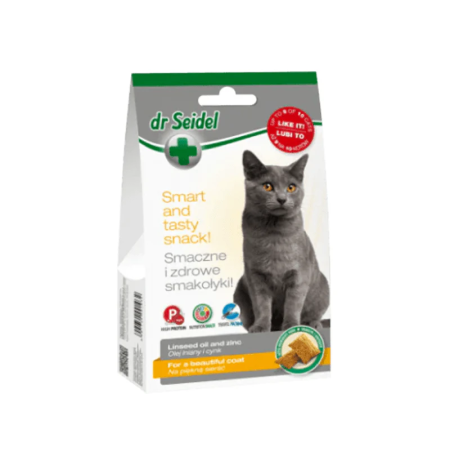 Dr Seidel Snacks For Cats - For A Beautiful Coat 50 G