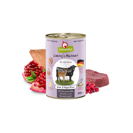 GranataPet Liebling's Mahlzeit Venison & Angus Beef