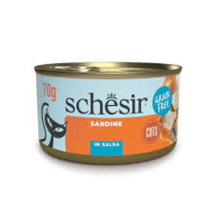 Schesir Cat Grill Sardines in Sauce Cans 70gr