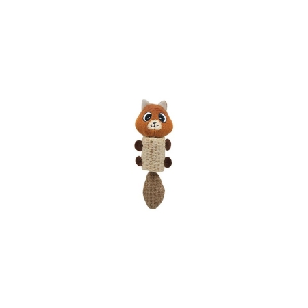 Brown and orange bear for cats - 16 x 5 cm