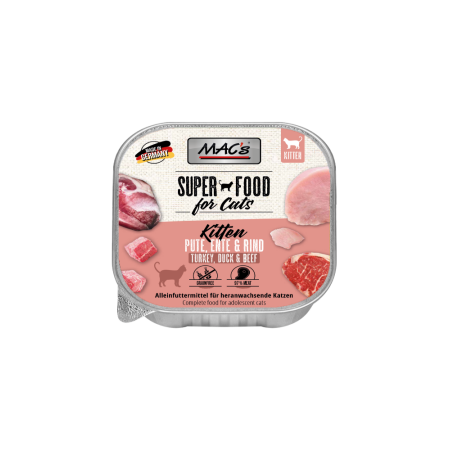 MAC's Kitten Turkey, Duck and Beef