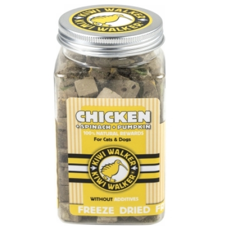 KIWI FREEZE DRIED CHICKEN LIVER SPINACH PUMKIN 100G