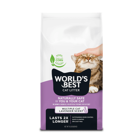 World’s Best Cat Litter Multiple Cat Lavender Scent