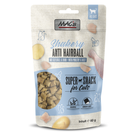 Macs Cat Shakery Snacks Anti Hairball