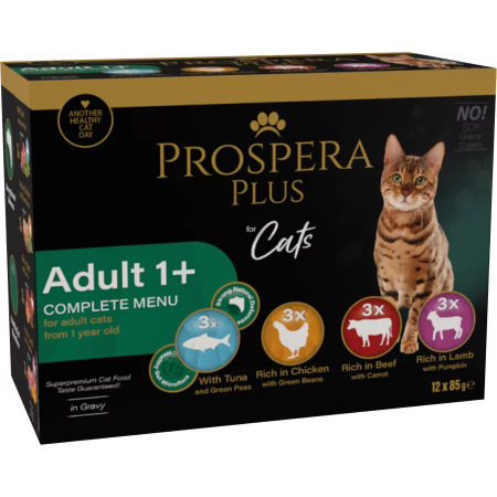 Prospera Plus Pouch Adult 1+, 12x 85g