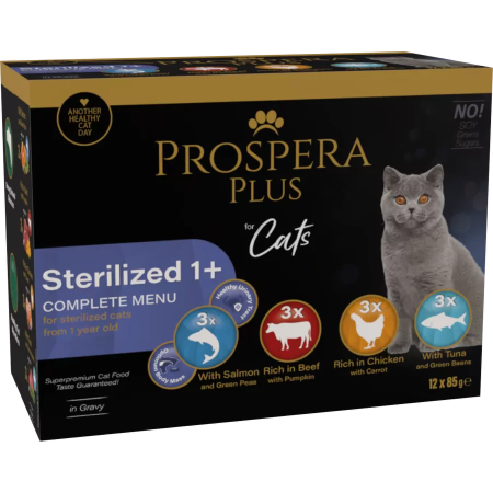 Prospera Plus Pouch Sterilized 1+, 12x 85g