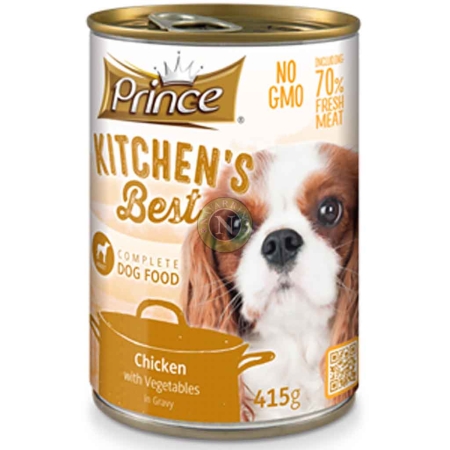 Prince Kitchen’s Best Dog Wet Food Chicken Vegetables