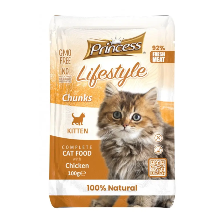 Princess Lifestyle Kitten Chunks Chicken
