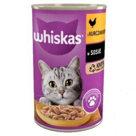 Whiskas Chicken in Sauce – Wet Food for Adult Cats