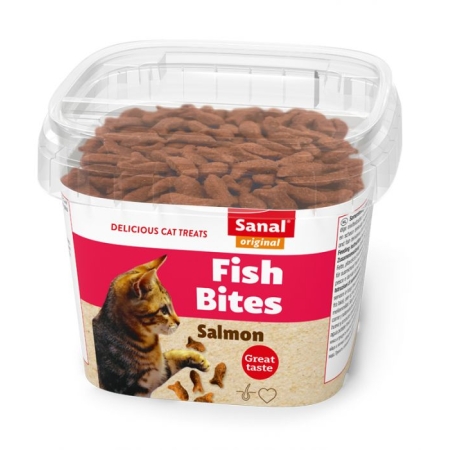 sanal- cat fish bites cup 75gr