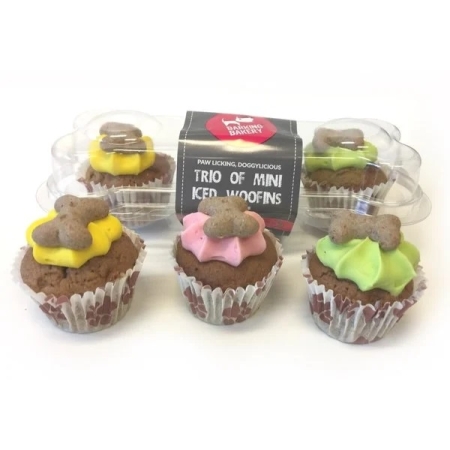 BARKING BAKERY - BRIGHT MINI ICED TRIOS WOOFINS