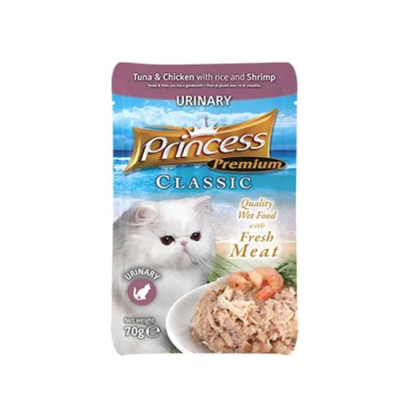 Princess Premium Classic Pouch Tuna, Chicken with Rice & Shrimp