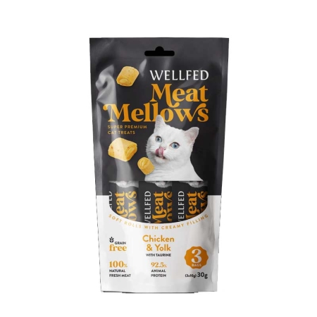 WELLFED Meat Mellows Chicken & Yolk 3x10gr
