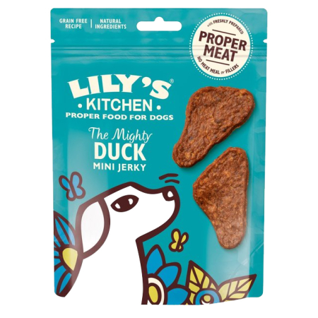 LILY'S KITCHEN - THE MIGHTY DUCK MINI JERKY 70GR